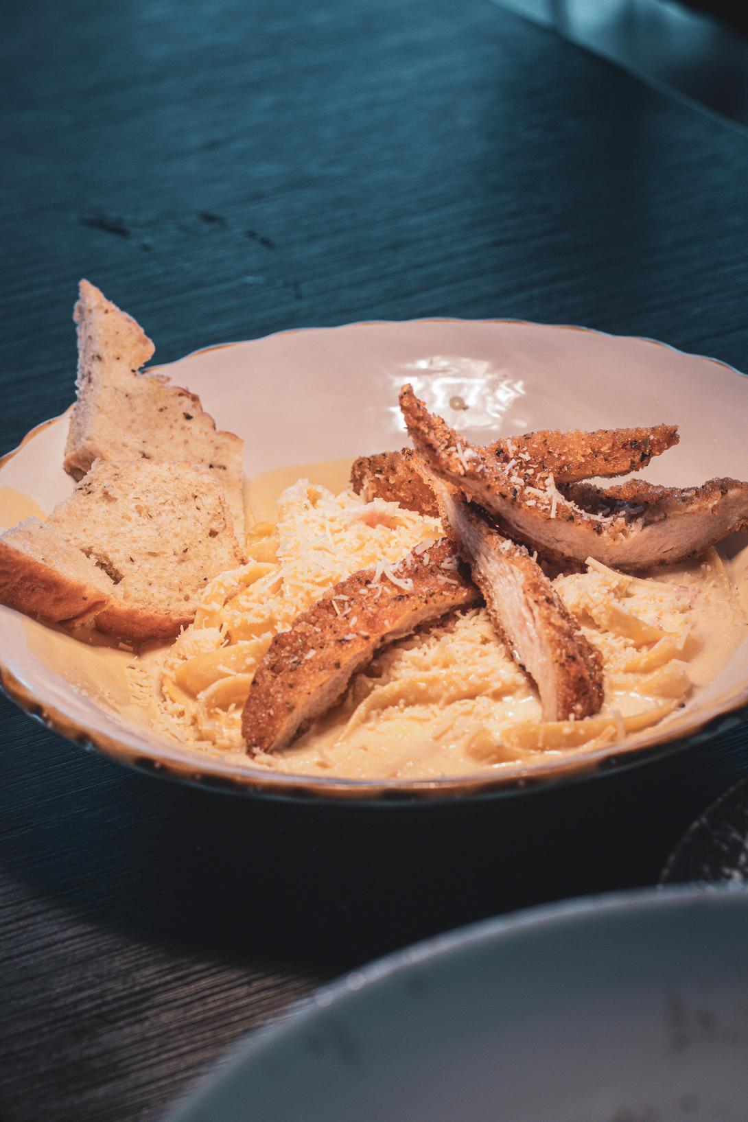 Chicken carbonara